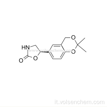 CAS 452339-73-0, Vilanterol Intermedi (5R) -2-ossazolidinone, 5- (2,2-dimetil-4H-1,3-benzodiossin-6-il
